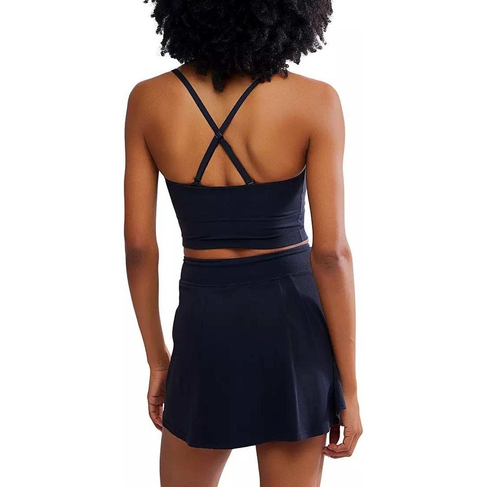 $58 FP Movement Hot Shot Bra Women XS Black Square Neck Sports Bra OB2290018 - Picture 5 of 7